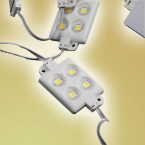 20x LED Module 4xPower SMD LEDs Warmweiß Wasserdicht 12V