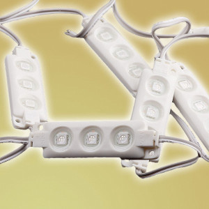 20x LED Module 3xPower SMD LEDs Warmweiß Wasserdicht 12V