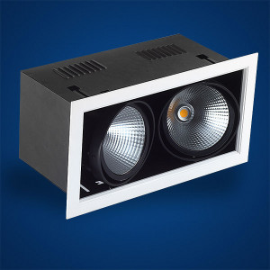 2x 35W Einbauleuchte Kardan 4000 Lumen 3000K Warmweisß