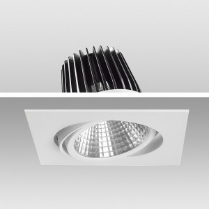 40W LED Einbaustrahler EXLITE-Q 4000K Neutralweiß schwenkbar Ø 175mm