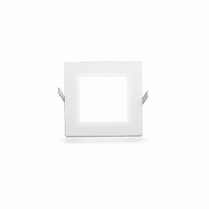 LED Einbaupanel eckig dimmbar kaltweiß 483LM 9W (W) Ø 102mm