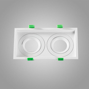 Deckeneinbaurahmen Genius D50 eckig M05-T2 Ø 187x98mm