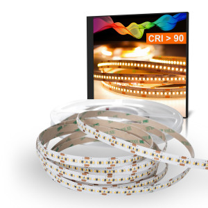 LED Strip 2216 Warmweiß (2700K) CRI 90 90W 5 Meter 24V IP20