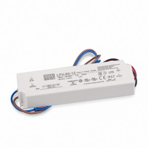 Mean Well LPV-60-12 SNT  12V/DC/0-5A/ 60W IP67