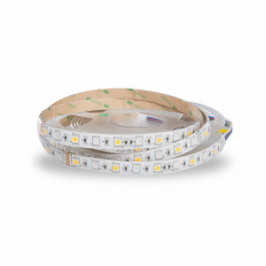 LED Strip 5050 RGB+Warmweiß (2700K) 72W 500CM 24V IP44