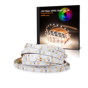 LED Strip VERO Neutralweiß (4000k) CRI 96 24W 5 Meter 24V IP20