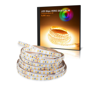 LED Strip VERO Warmweiß (2700K) CRI 96 48W 5 Meter 24V IP20