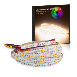 LED Strip VERO Warmweiß (3000K) CRI 96 96W 5 Meter 24V IP20