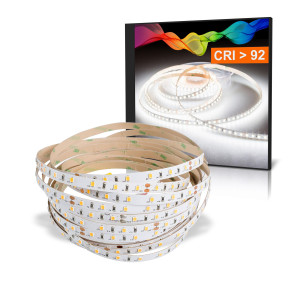 LED Strip 2835 Kaltweiß (5700k) CRI 92 36W 5 Meter 24V IP20