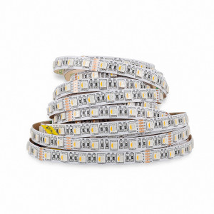 LED Strip 5050 RGB+Warmweiß (2700K) 90W 500CM 24V IP20