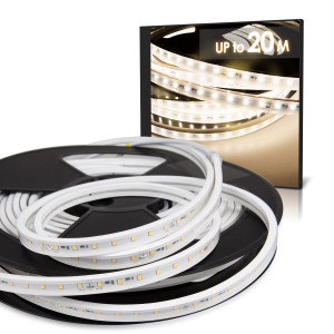 LED Strip RIVO Neutralweiß (4000k) CRI92 192W 20 Meter 24V IP65
