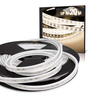 LED Strip RIVO Neutralweiß (4000k) CRI92 192W 20 Meter 24V IP65