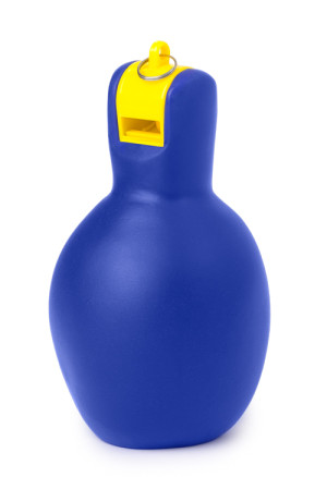 Wizz ball hand whistle - blue