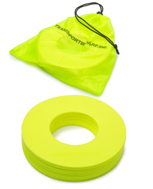 T-PRO Anneaux de marquage ø 19 cm (jaune fluo) - jeu de 10