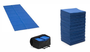 Set de 10 tapis de fitness pliables (173 x 61 x 0,3 cm) – adaptés à une utilisation en extérieur