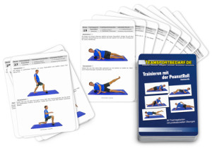 Trainingskarten - "Trainieren mit der PeanutRoll" (30 Workouts)