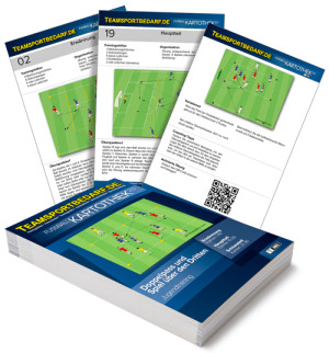 Fußball Kartothek (30 Karten) - Doppelpass und Spiel über den Dritten