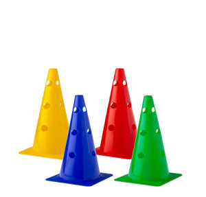 Cone with holes (4 colors) - height: 23 cm