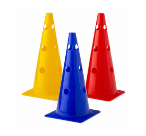 Cone with holes (3 colors) - height: 38 cm