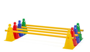 Haie conique (haie simple), 4 couleurs - Hauteur : 23 cm