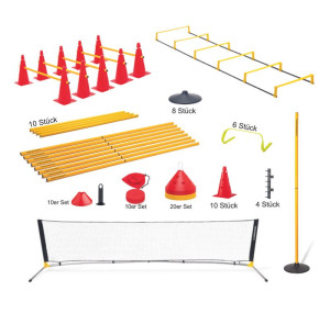 Set d'aides à l'entraînement (grand) - pelouse artificielle en salle