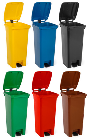 Sports field waste bin (100 litres) - 6 colors