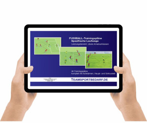 Download Fußball Trainingspläne (126 Übungen) - Spezifische Laufwege