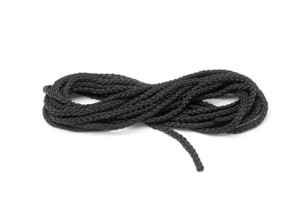 Black perimeter rope for securing a soccer net - 2 lengths