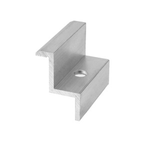 PV Endklemme Alu (35 mm) - Farbe: Silber