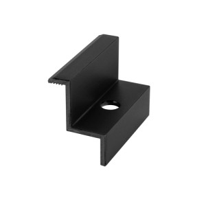 PV Endklemme Alu (35 mm) - Farbe: Schwarz