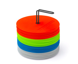 48 flat marking discs ø 15,5 cm - 4 colors