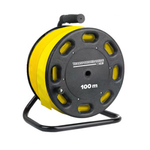T-PRO Flex portable boundary tape (5 cm, yellow) - Length: 100 m