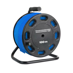 T-PRO Flex portable boundary tape (5 cm, blue) - Length: 100 m