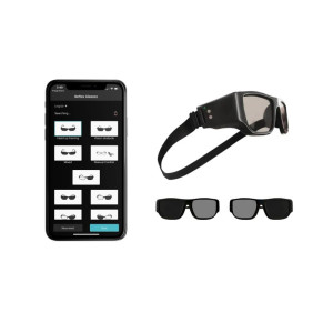 T-PRO Strobobrille - Farbe: Schwarz