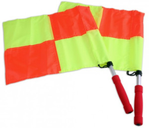 Set de drapeaux pour arbitres de ligne