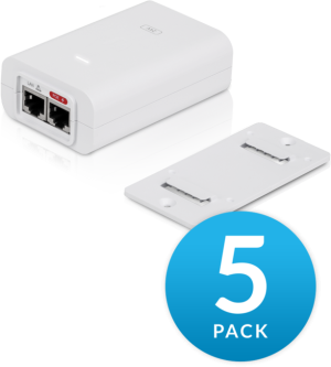 Ubiquiti PoE-24 Netzteil weiß - POE-24-24W-5P - 5er Pack