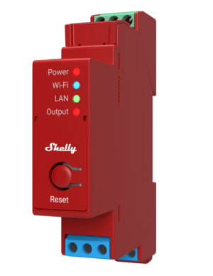 Shelly Pro 1PM – 1-Kanal Relais mit Messung für Hutschiene