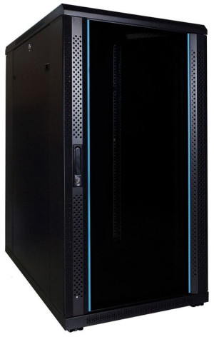 OMG Serverschrank - 22 HE 19”, Glastür, 600 x 800 x 1200mm