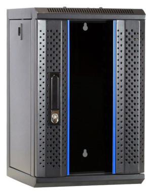OMG Serverschrank - 9 HE, 10”, Glastür, 312 x 310 x 486mm