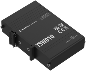 Teltonika TSW010 – robuster 5-Port 100 Mbps DIN-Rail Switch