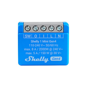 Shelly 1 Mini Gen4 – Kompakter WLAN Schaltaktor