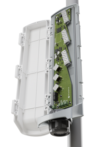 MikroTik GPERx6 Outdoor PoE-Switch IP66 Netzwerklösung