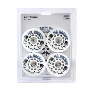 BASE Hockey Indoor Pro Mr. Hockey 74A Rollen  4-er Set
