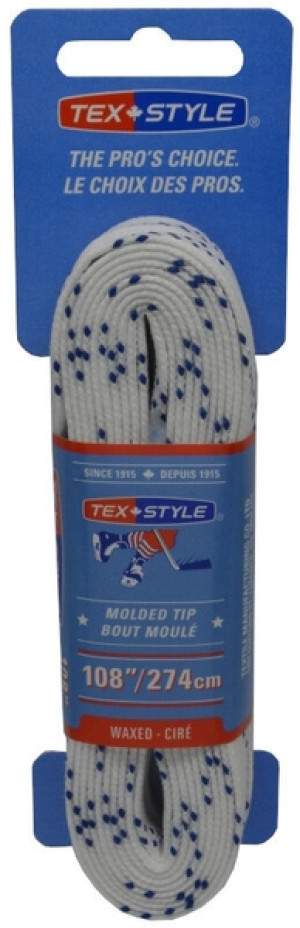 TEXSTYLE SCHNÜRSENKEL gewachst - weiß