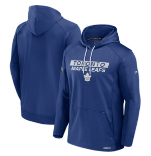 Fanatics Authentische Pro Rink Poly-Fleece-Pullover-Kapuze Toronto Leafs Men