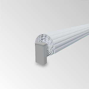 Automatische, elektrische Überflur Rollladen Abdeckung mit manueller Endabschaltung - conZero WALU ROLL´TOP 100