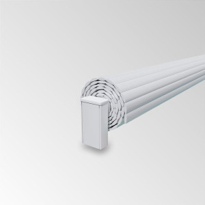 Automatische, elektrische Überflur Rollladen Abdeckung mit manueller Endabschaltung - conZero WALU ROLL´TOP 100