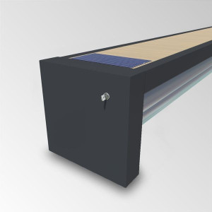 Automatische, elektrische Überflur Rollladen Abdeckung mit automatischen Endabschaltung - conZero WALU ROLL'TOP 300