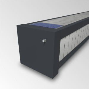 Automatische, elektrische Überflur Rollladen Abdeckung mit automatischen Endabschaltung - conZero WALU ROLL'TOP 300