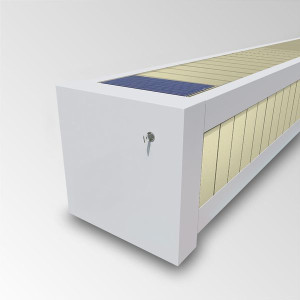Automatische, elektrische Überflur Rollladen Abdeckung mit automatischen Endabschaltung - conZero WALU ROLL'TOP 300